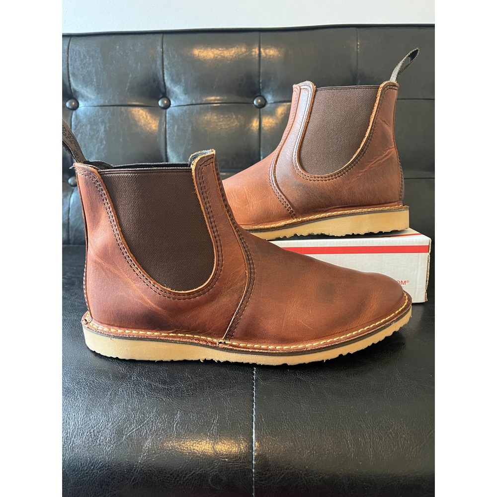 Red Wing Heritage 3311 Weekender Chelsea Boots Copper Rough & Tough